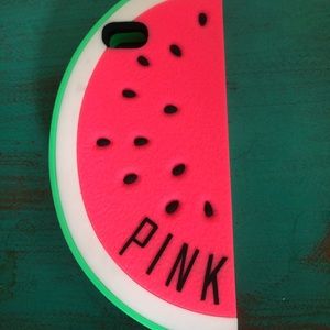 iPhone 5c 5S PINK Watermelon case NEW